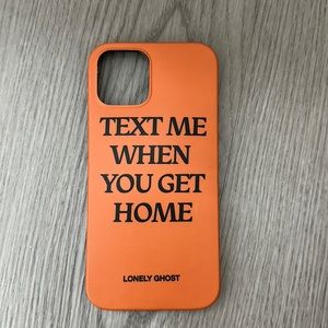 Lonely ghost text me when you get home phone case